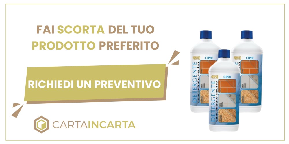 Cb 90 detergente Carta Incarta