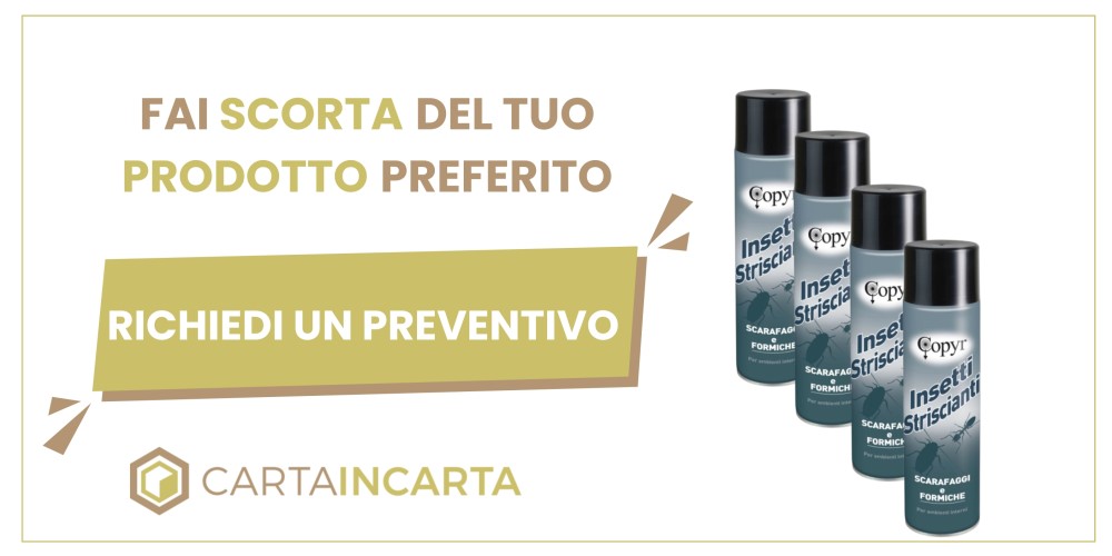 insetticida spray Carta Incarta