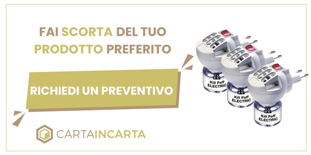 elettroemanatore per insetti Carta Incarta