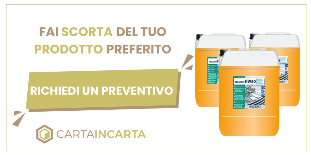 Tergonic Carta Incarta/><br/><br/><center>Acquista ora il tuo <b>Tergonic HW50</b> oppure contattaci <br/><br/><span style=