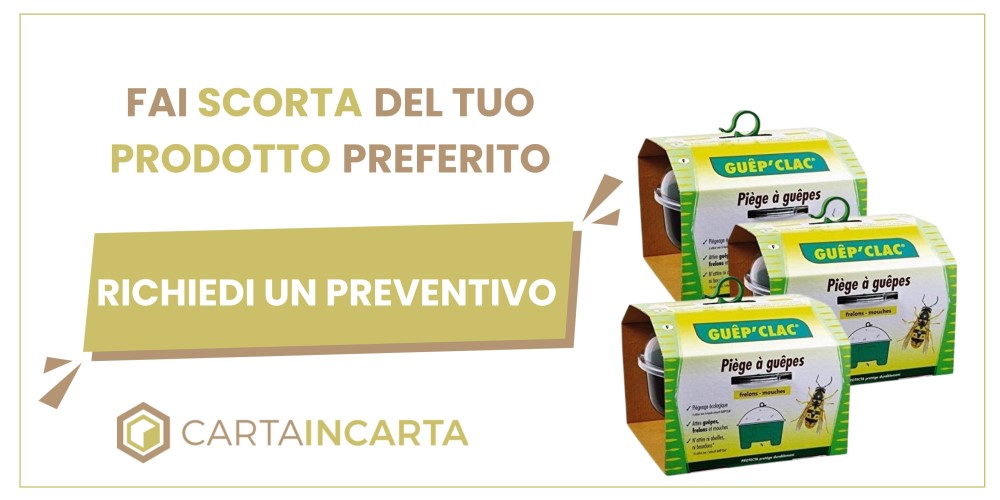 trappola vespe Carta Incarta