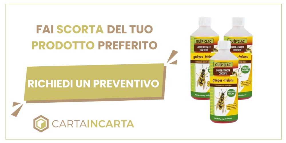 ricarica trappola vespe Carta Incarta