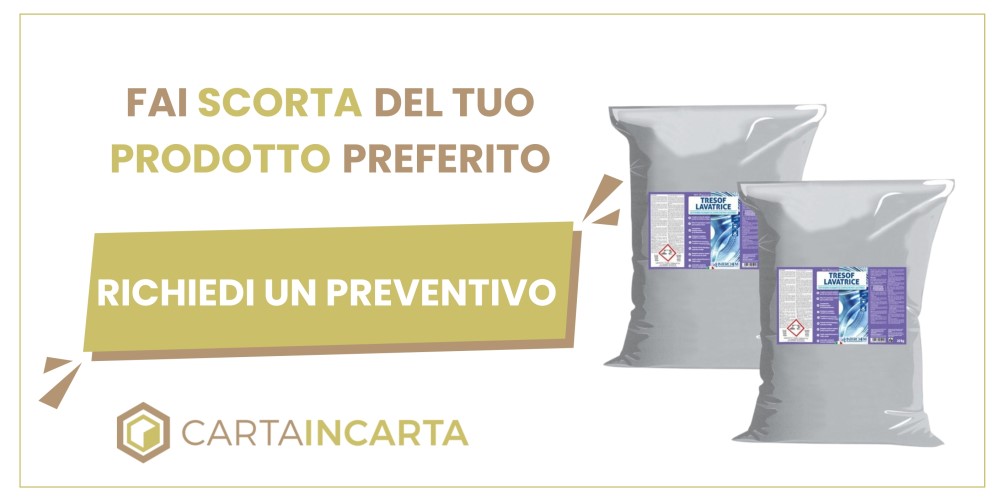 Tresof polvere Carta Incarta